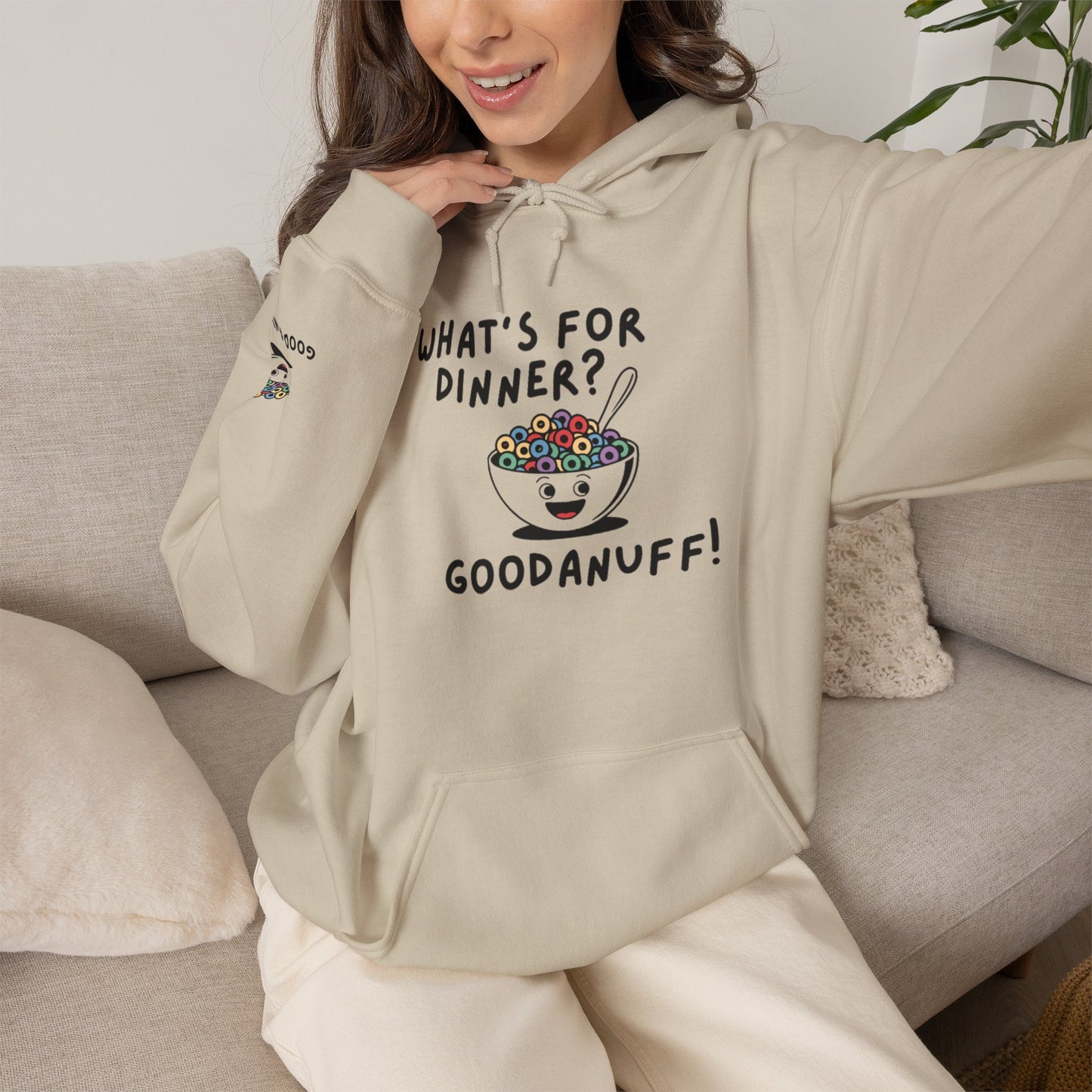 What's for Dinner? Cereal. GoodaNuff Unisex Hoodie