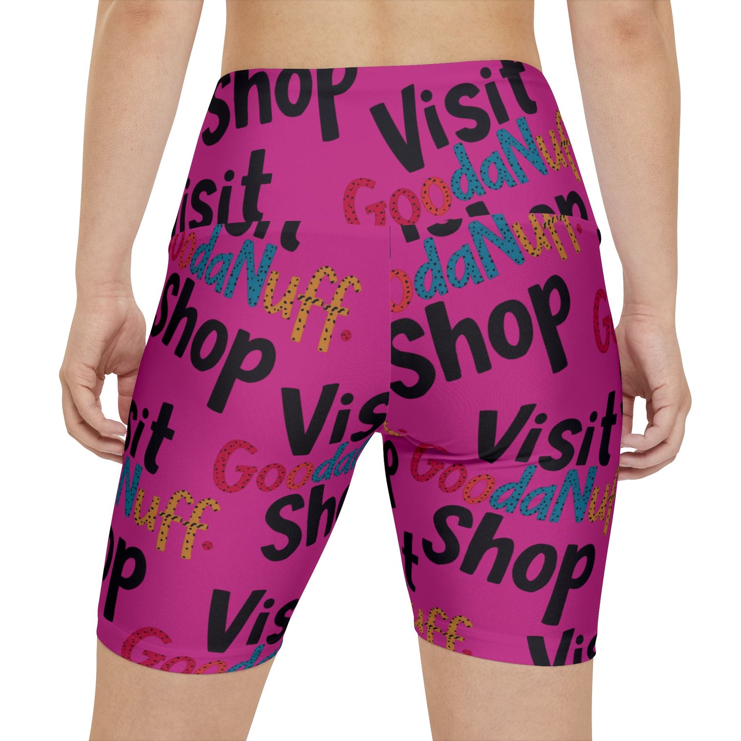Visit GoodaNuff.shop High Waist Biker Shorts