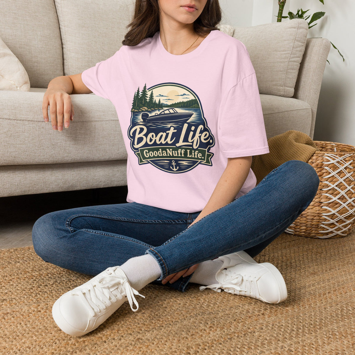 Boat Life. GoodaNuff Life. Unisex Softstyle T-Shirt
