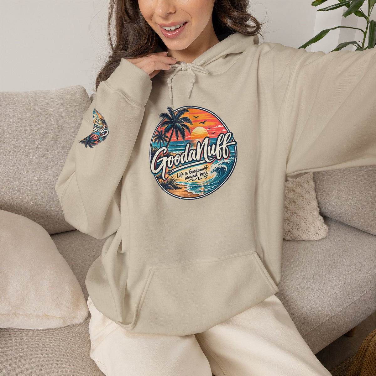 Life is GoodaNuff around here! Unisex Hoodie