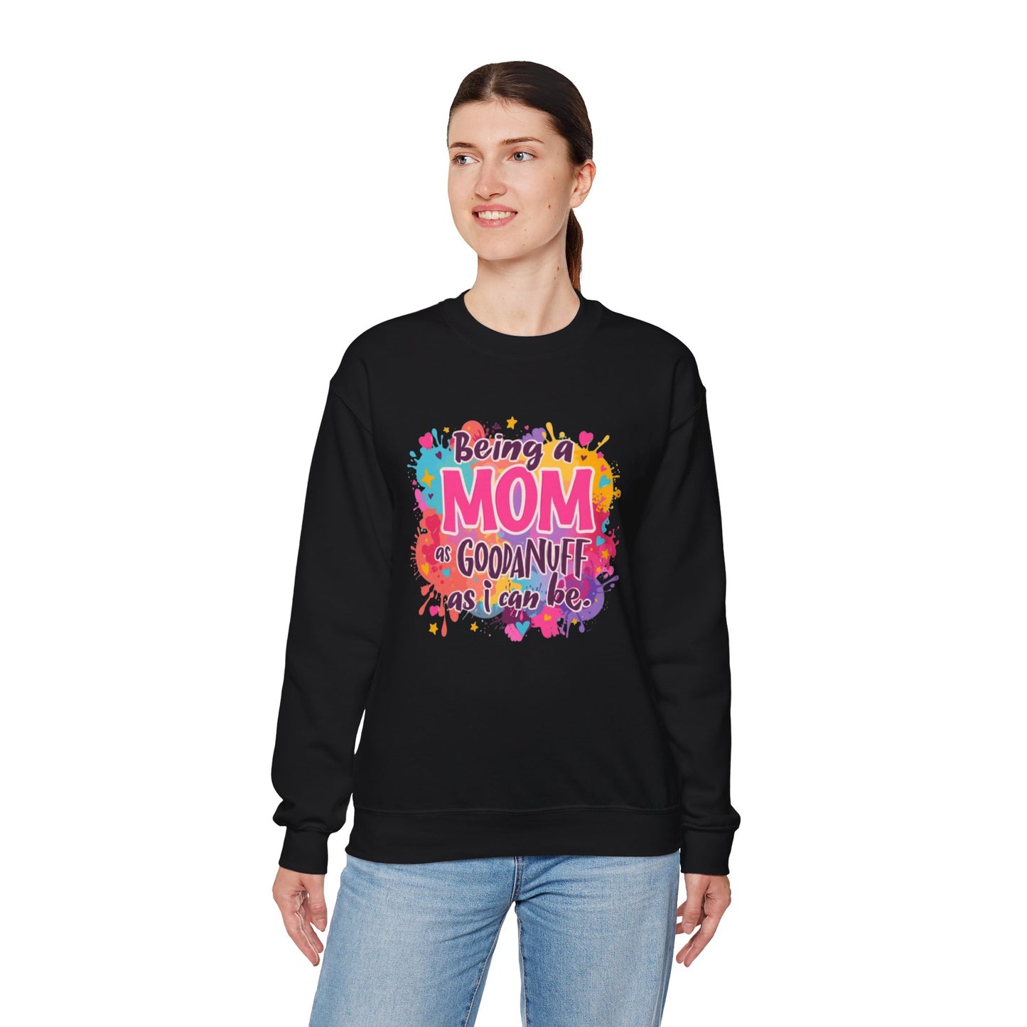 Being a Mom as GoodaNuff as I can be Unisex Softstyle T-Shirt