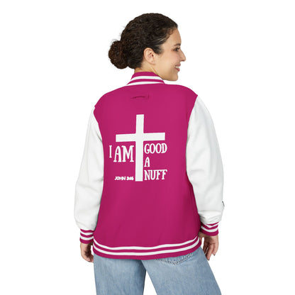 I AM GoodaNuff Unisex Letterman Jacket
