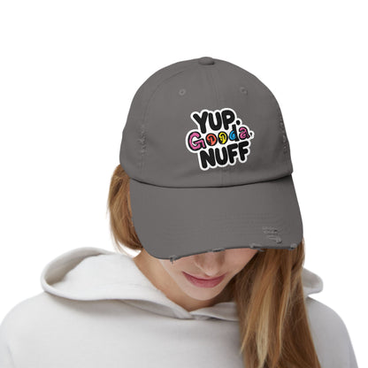 Yup. GoodaNuff Distressed Baseball Cap