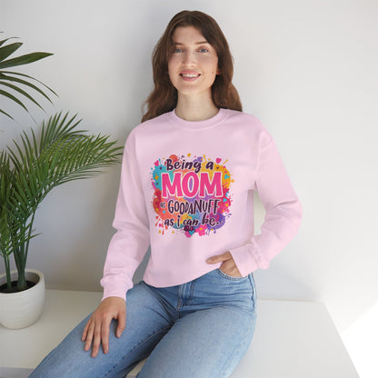 Being a Mom as GoodaNuff as I can be Unisex Softstyle T-Shirt