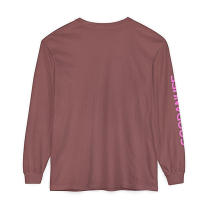 Being a Mom means Loving Big, trying hard, and knowing You're GoodaNuff already! Unisex Long Sleeve Tee