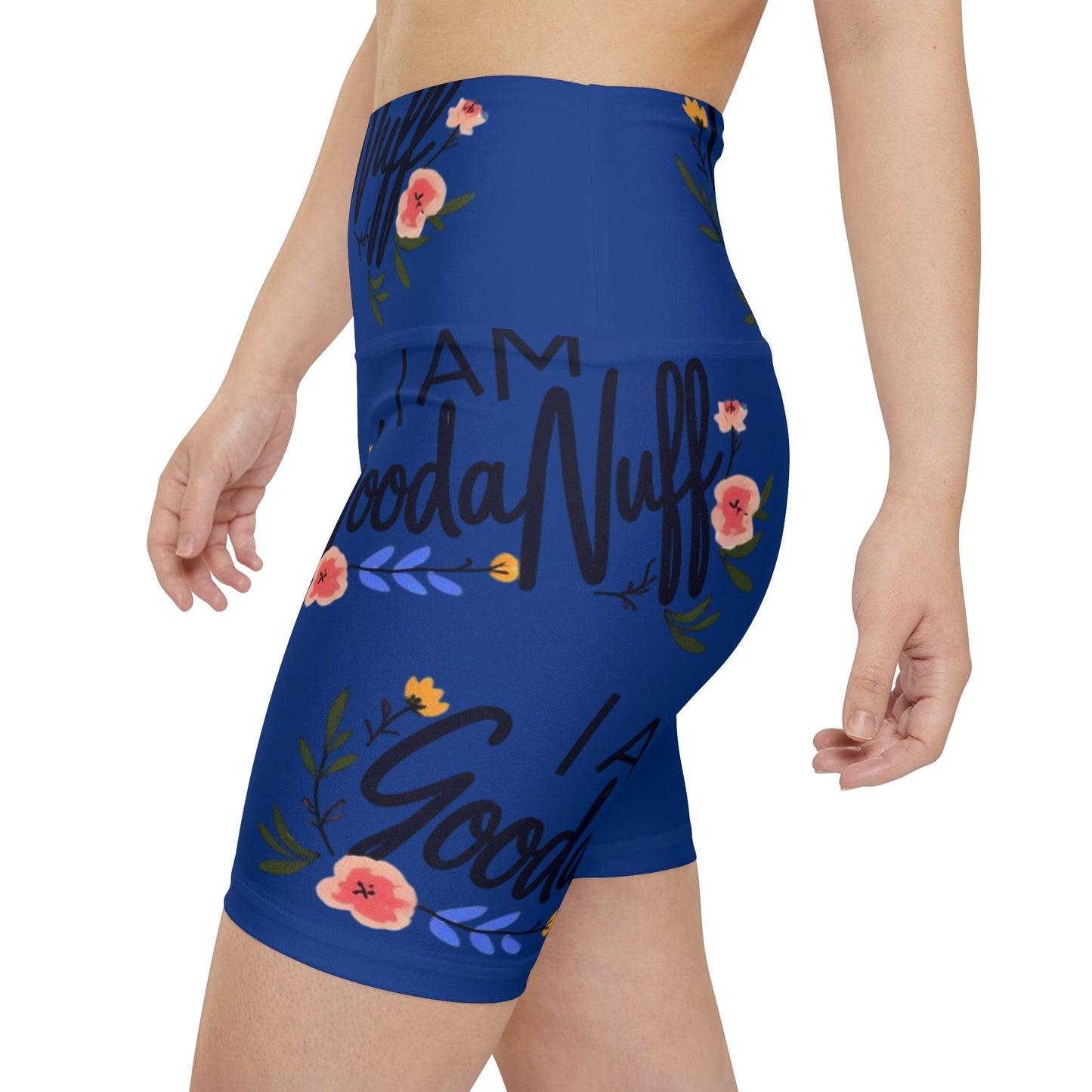 I AM GoodaNuff High Waist Biker Shorts
