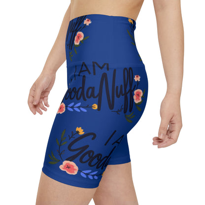 I AM GoodaNuff High Waist Biker Shorts