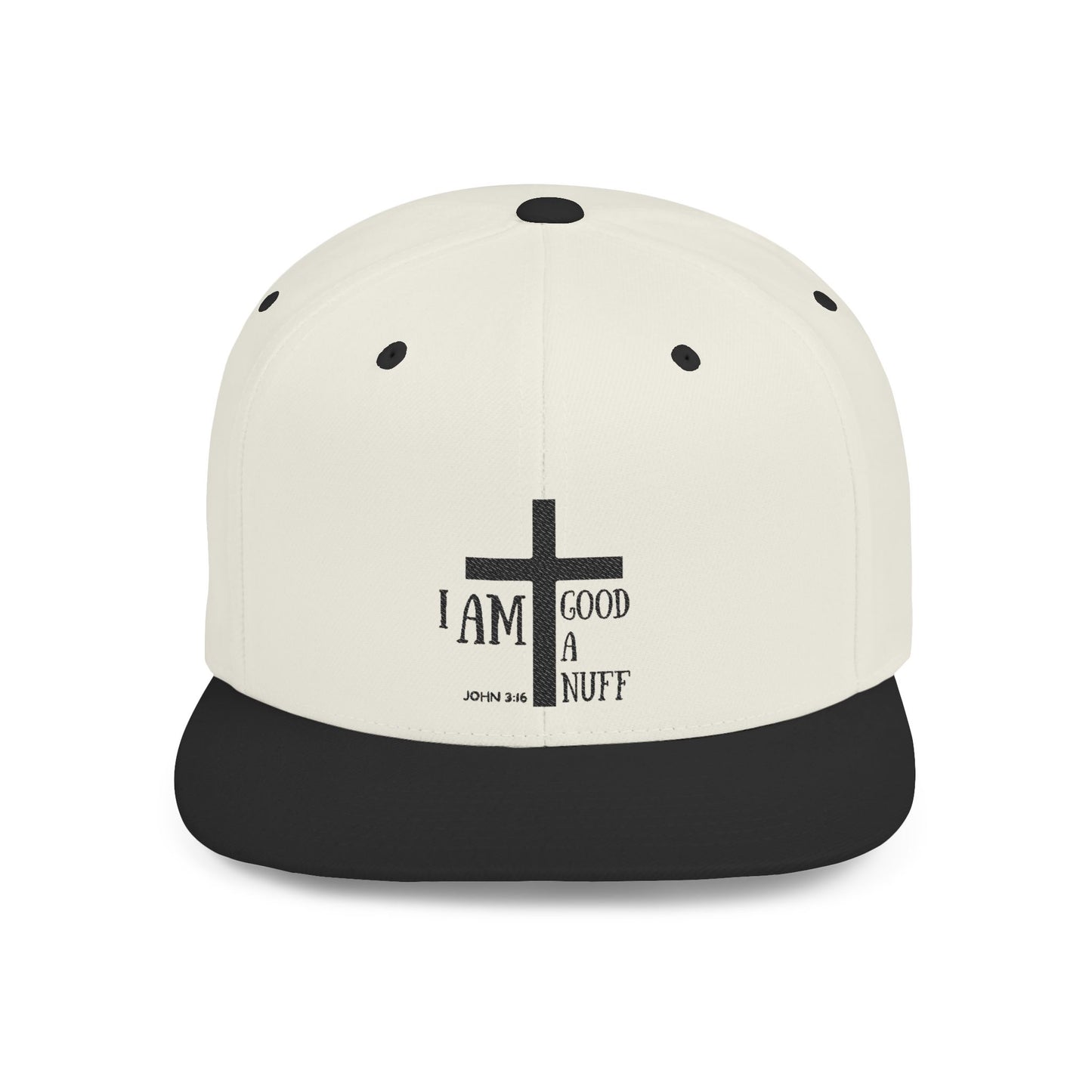 I AM GoodaNuff Flat Bill Cap