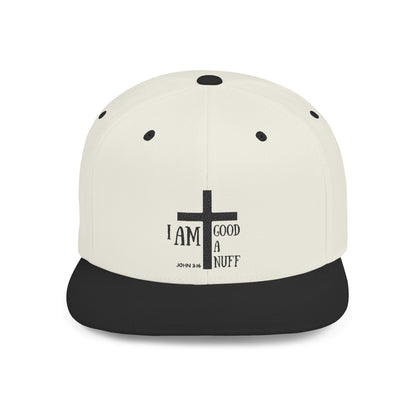 I AM GoodaNuff Flat Bill Cap