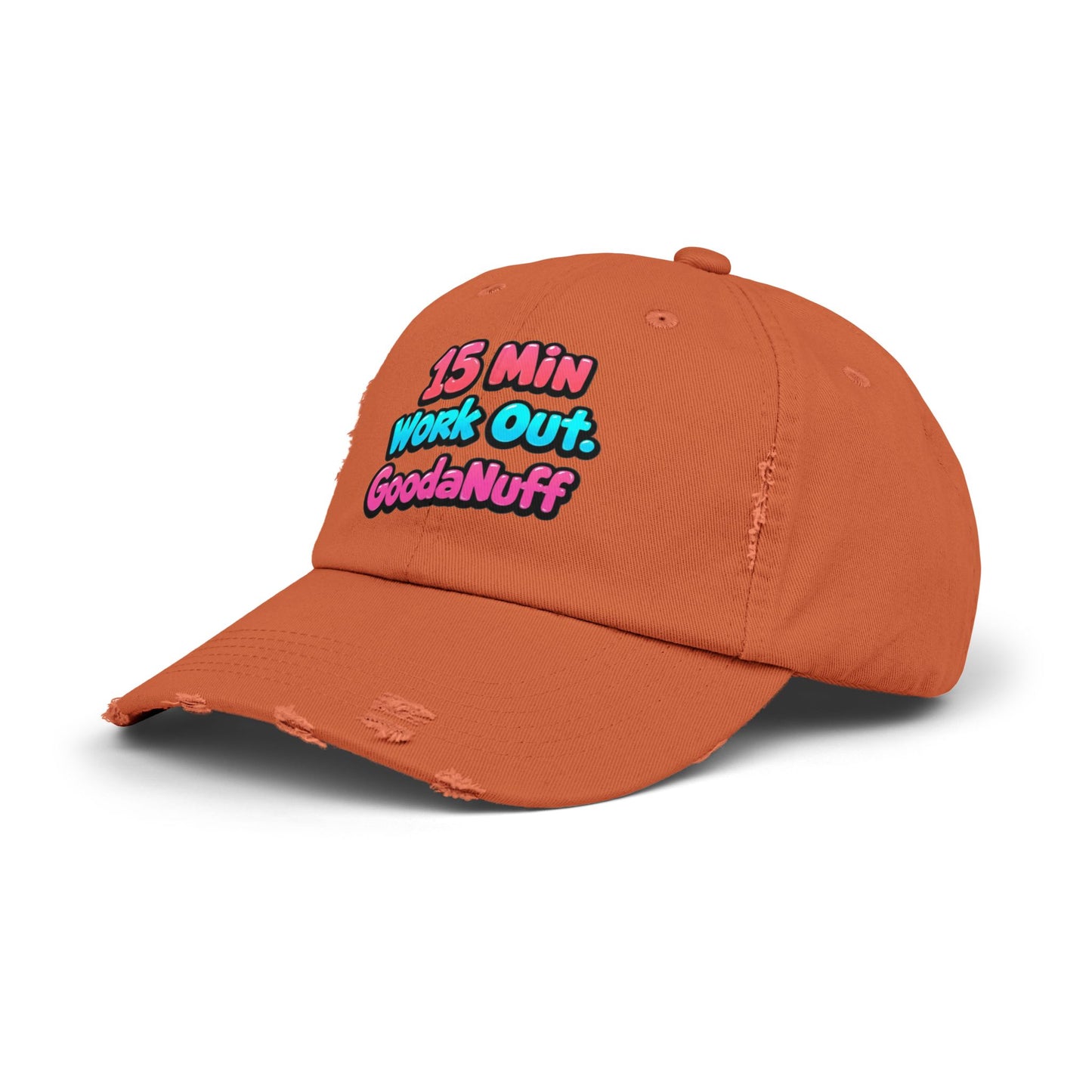 15 Min Workout GoodaNuff Distressed Baseball Cap