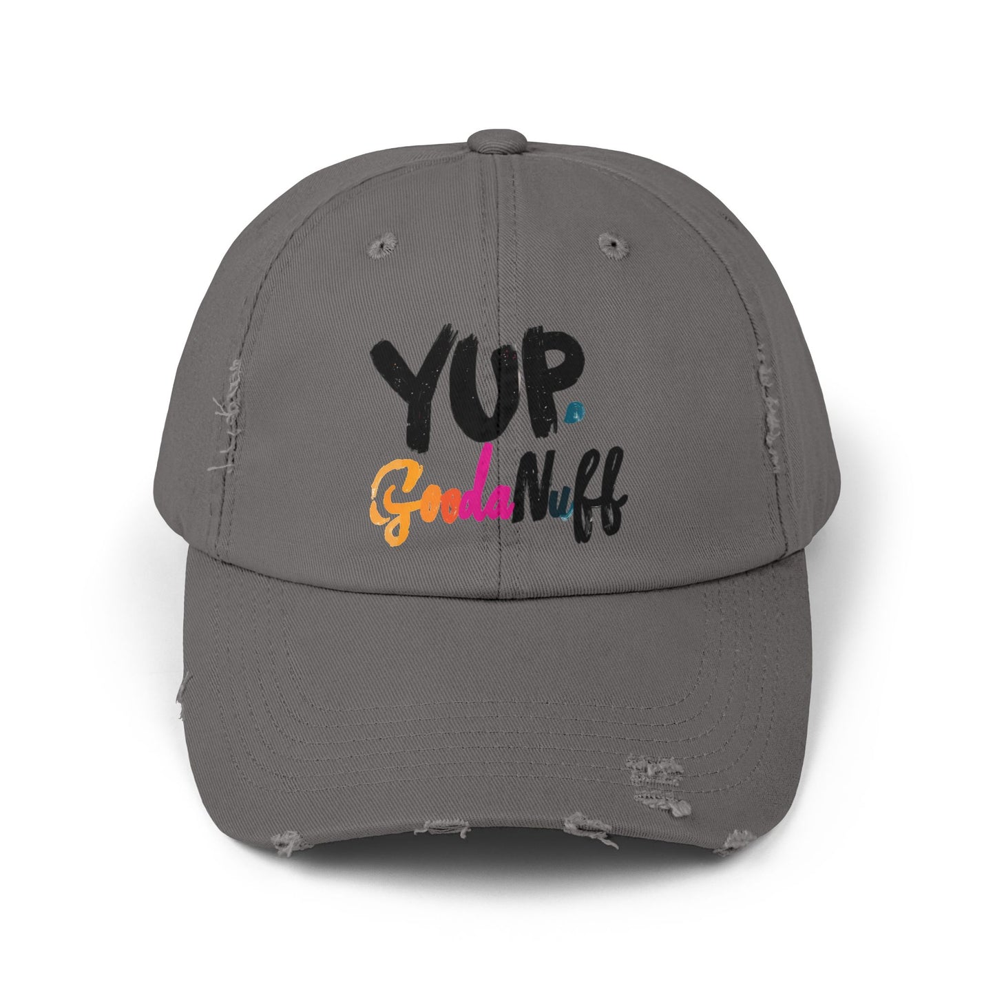 Yup. GoodaNuff Distressed Baseball Cap
