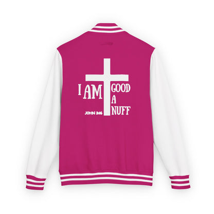 I AM GoodaNuff Unisex Letterman Jacket