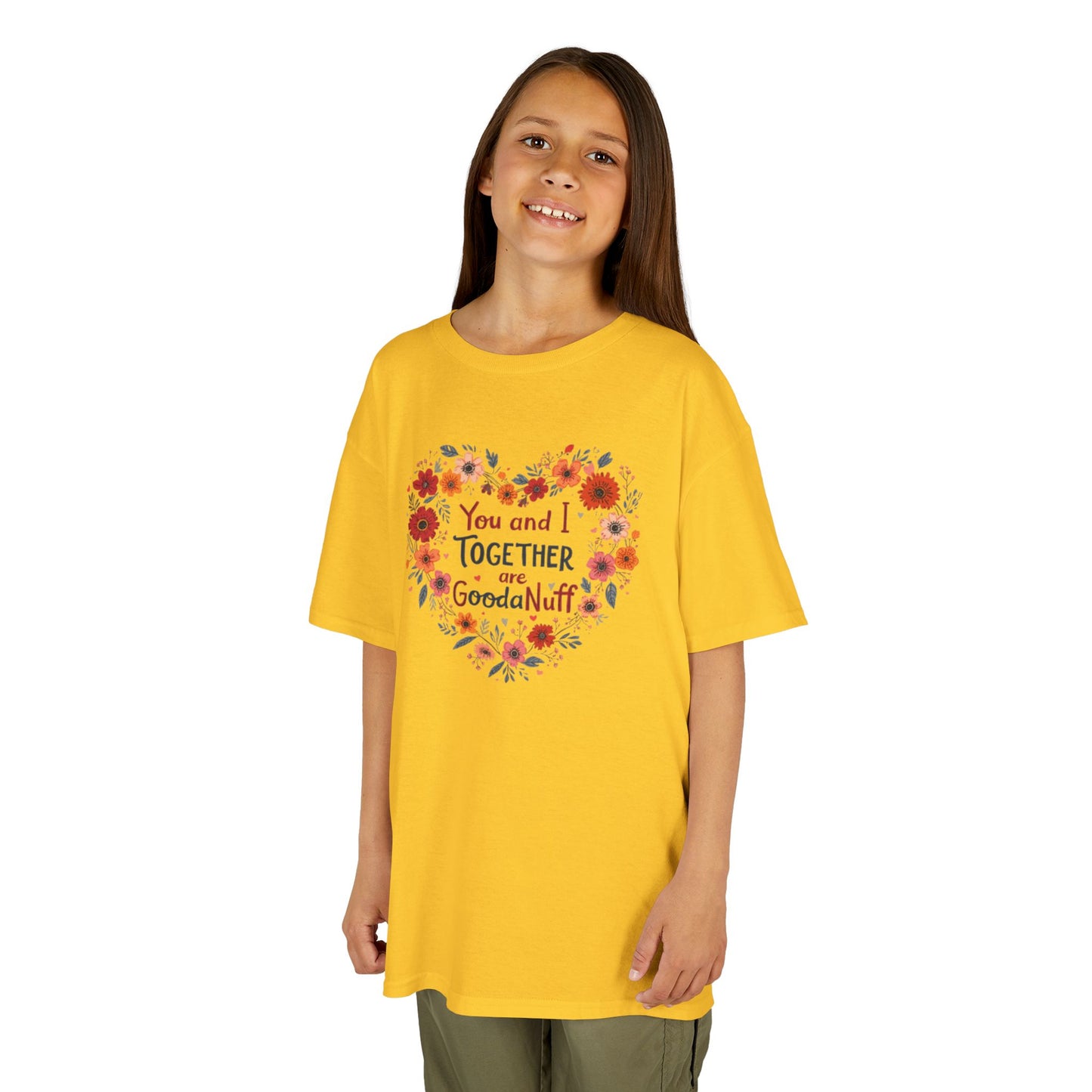 You and I Together are GoodaNuff Unisex Youth Valentines T-Shirt