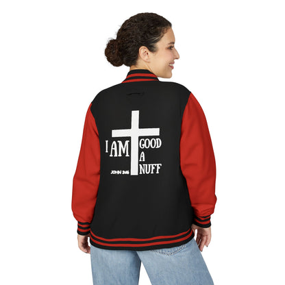 I AM GoodaNuff Unisex Letterman Jacket