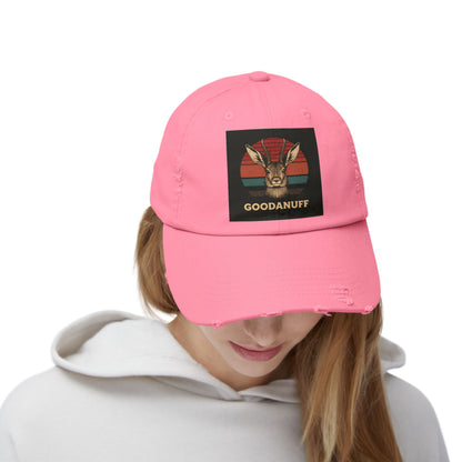 Jackalope...GoodaNuff Distressed Baseball Cap