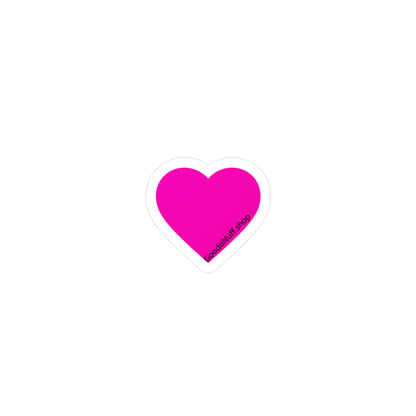 Pink Heart GoodaNuff.shop Mini Sticker