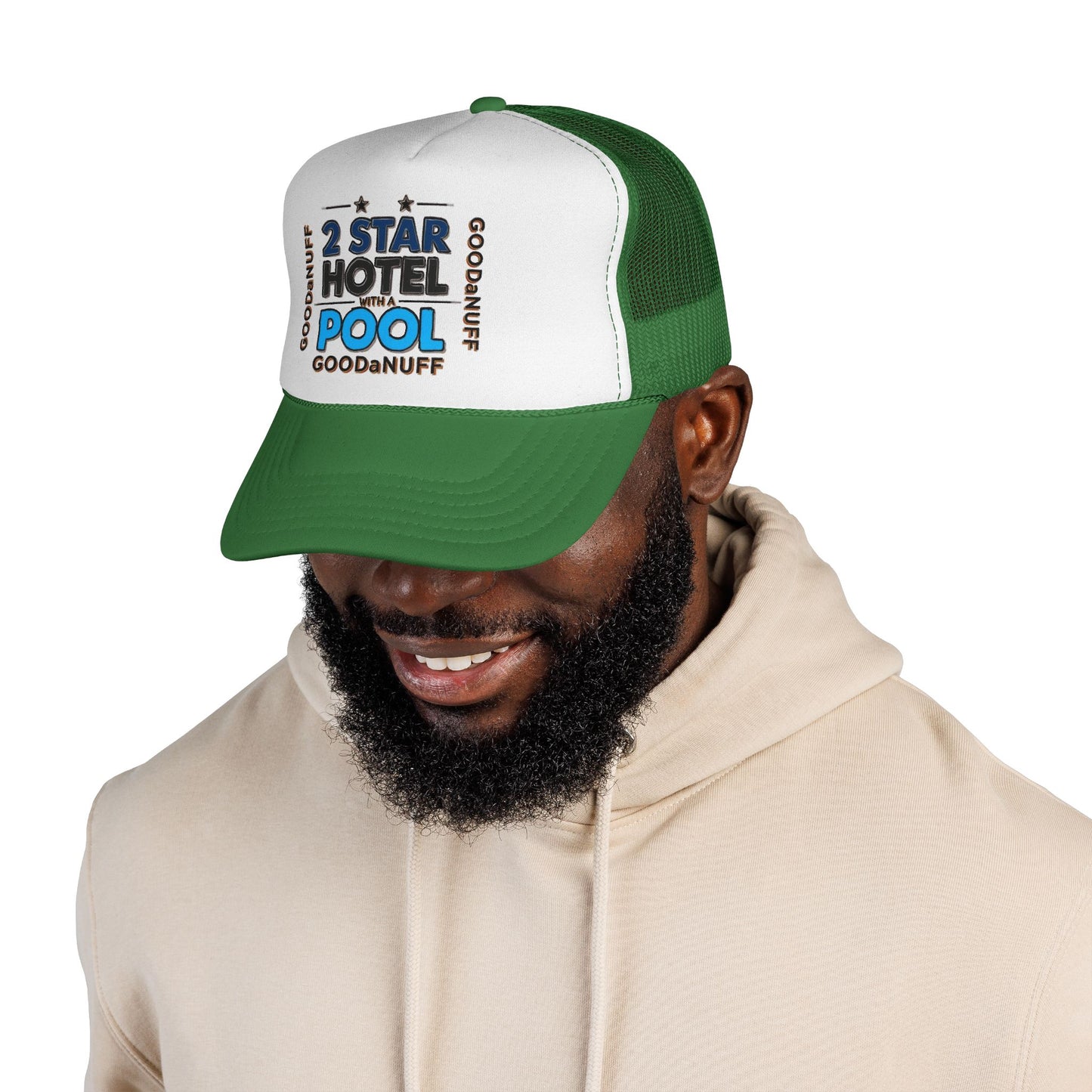2 Star Hotel with a Pool. GoodaNuff Trucker Hat