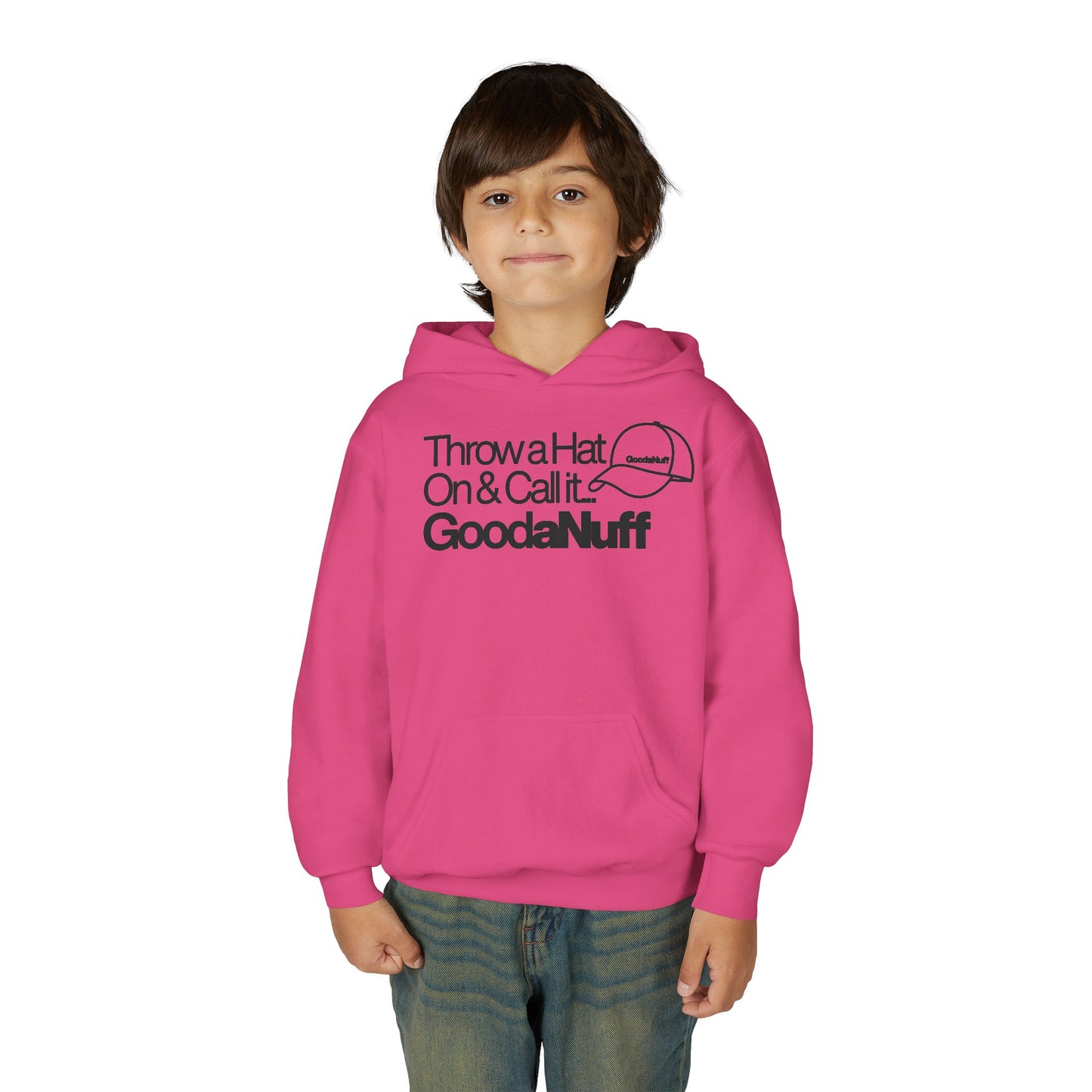 Throw a Hat on & call it GoodaNuff Unisex Youth Hoodie