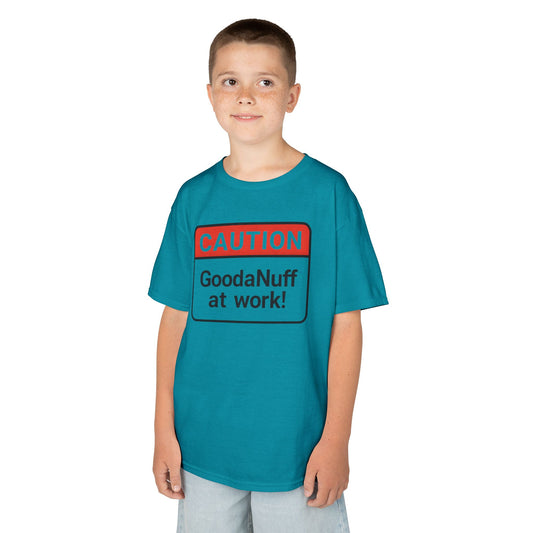 Caution-GoodaNuff at Work Unisex Youth T-Shirt