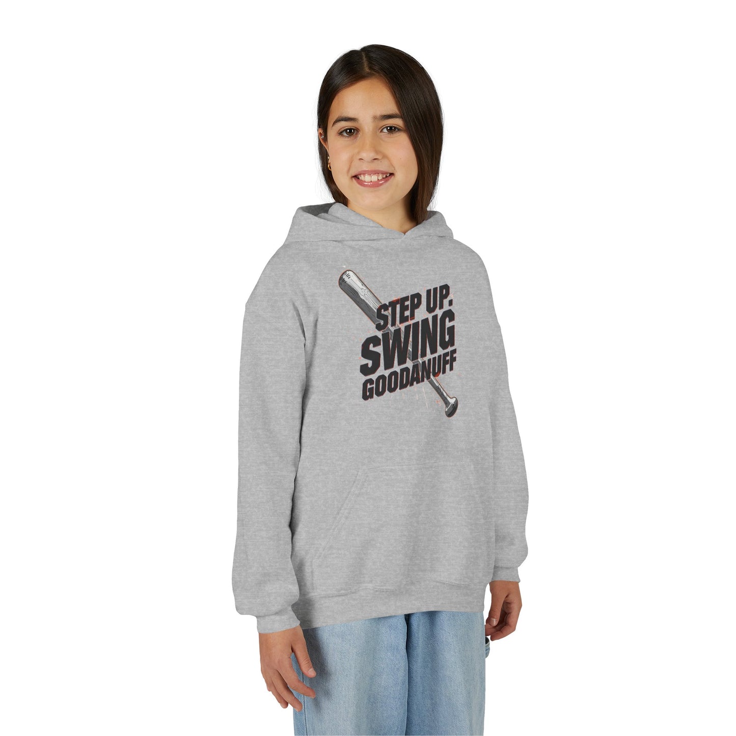 Step Up. Swing GoodaNuff Unisex Youth Hoodie