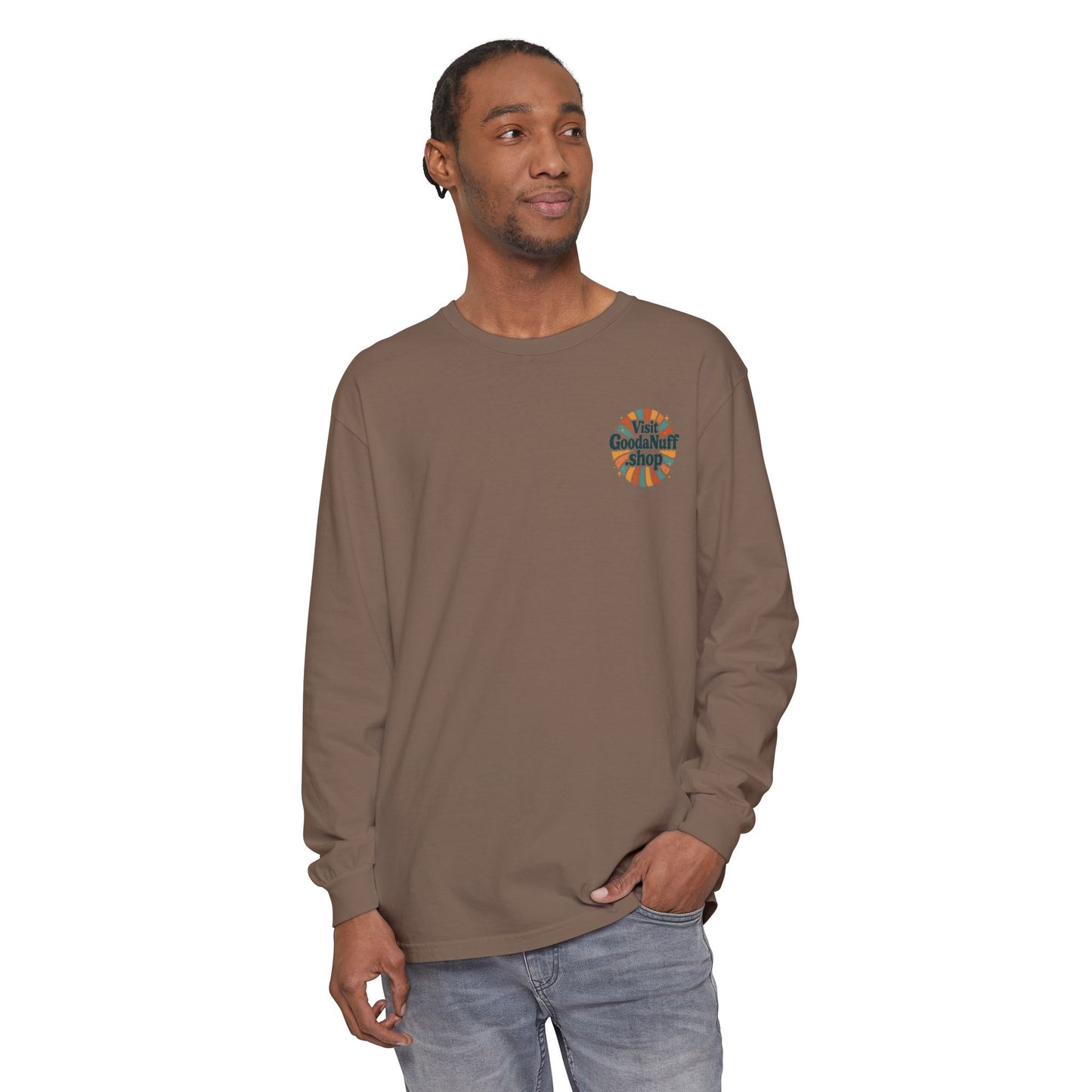 Visit GoodaNuff.shop Unisex Long Sleeve Tee