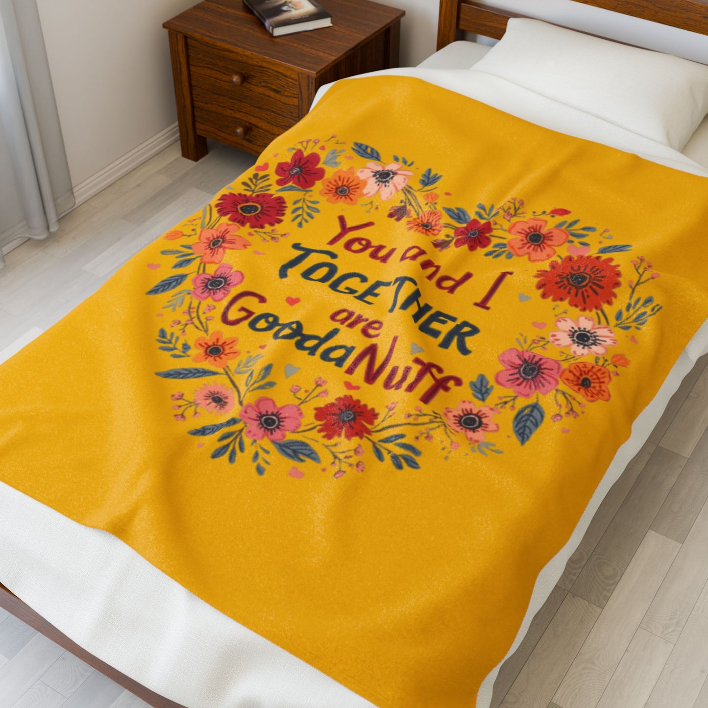You and I Together are GoodaNuff Throw Blanket