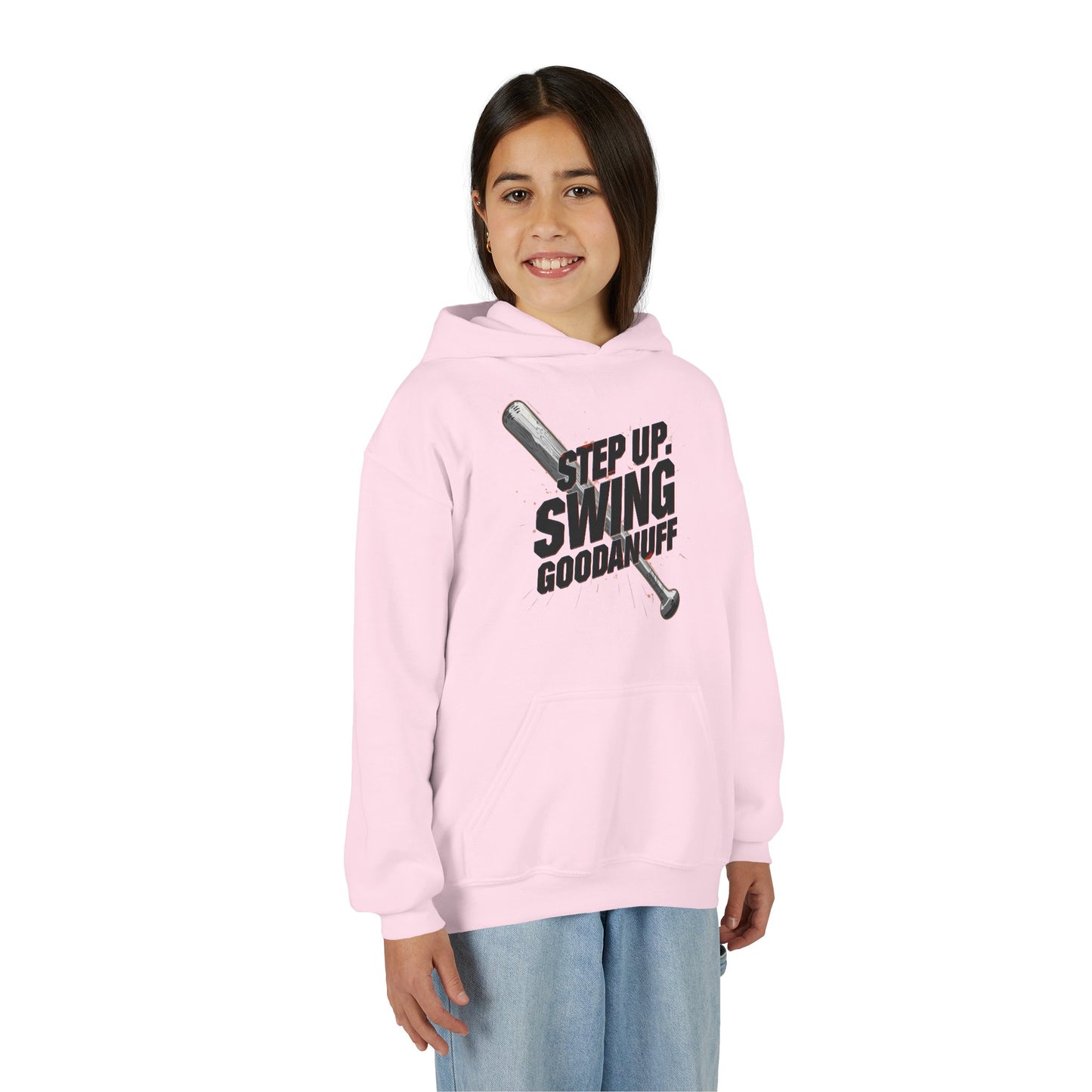 Step Up. Swing GoodaNuff Unisex Youth Hoodie