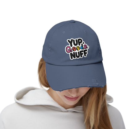 Yup. GoodaNuff Distressed Baseball Cap
