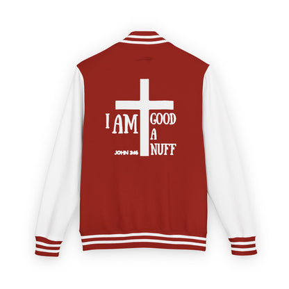 I AM GoodaNuff Unisex Letterman Jacket