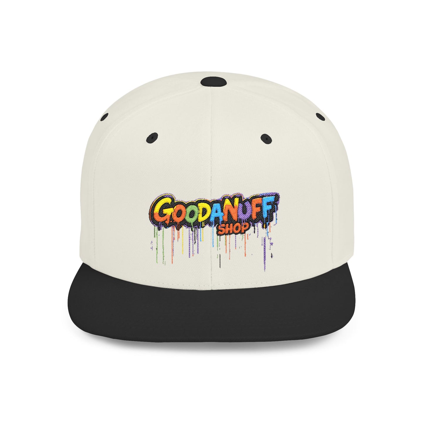 GoodaNuff.shop Embroidery Flat Bill Cap