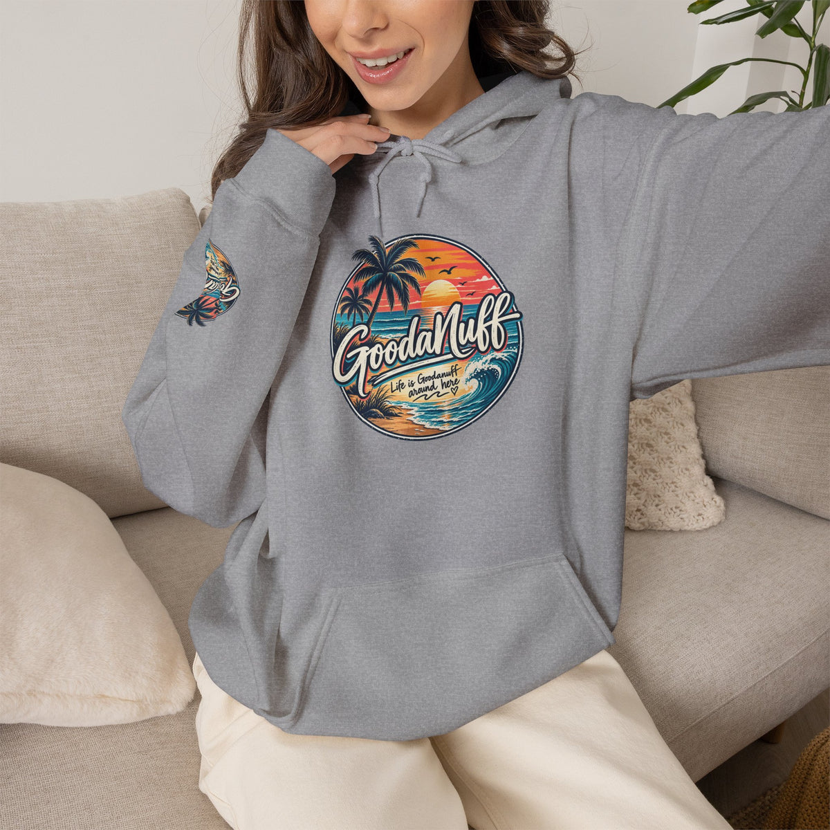 Life is GoodaNuff around here! Unisex Hoodie