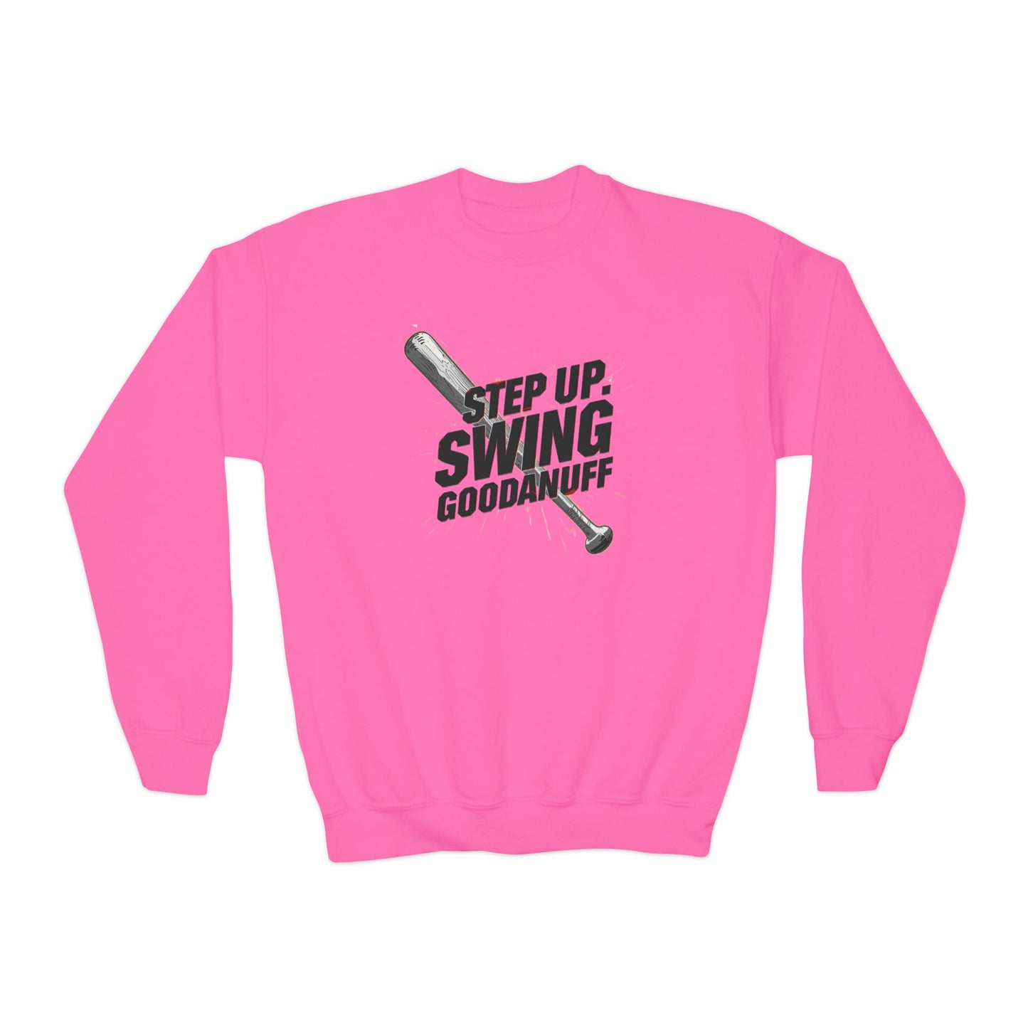 Step Up. Swing GoodaNuff Unisex Youth Crewneck