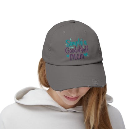 Simply a GoodaNuff Mom Distressed Baseball Cap