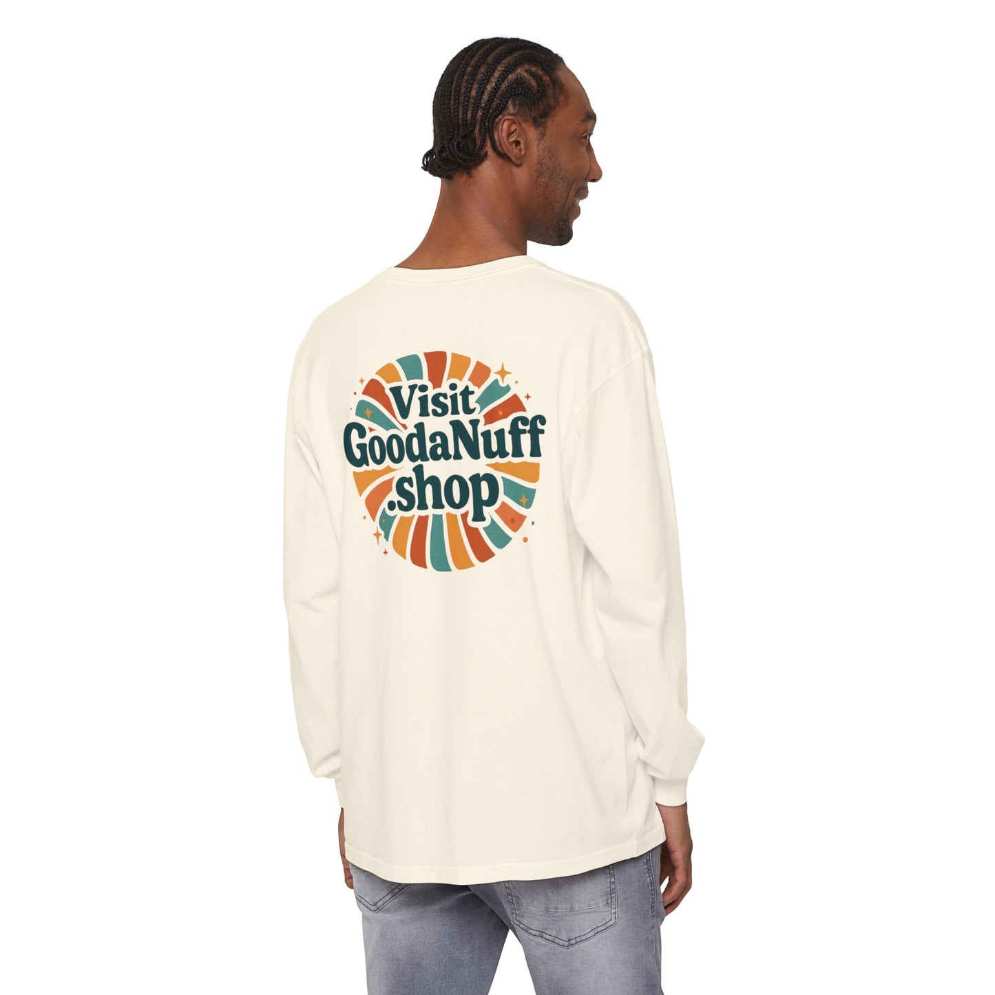 Visit GoodaNuff.shop Unisex Long Sleeve Tee