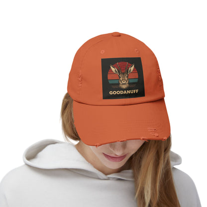 Jackalope...GoodaNuff Distressed Baseball Cap
