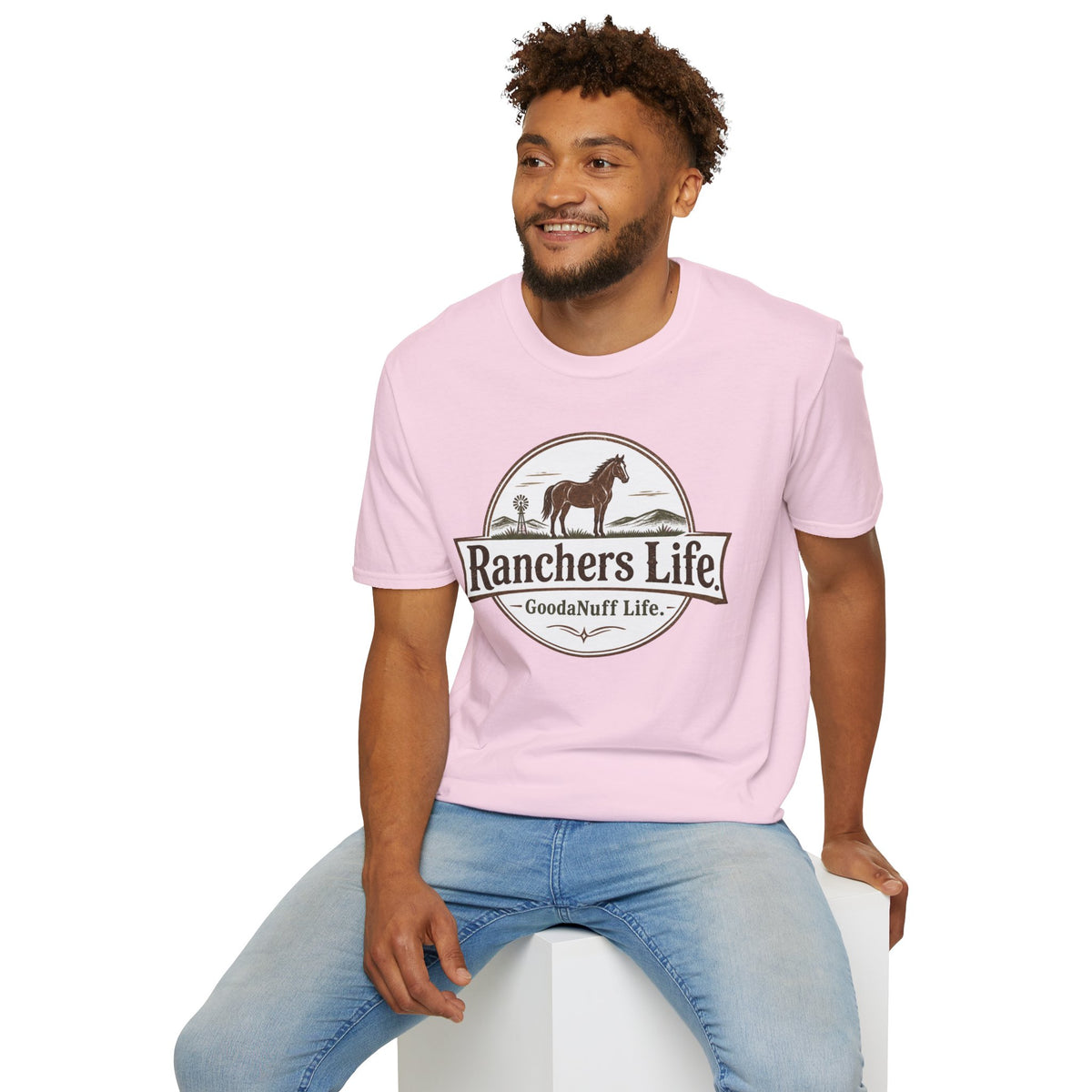 Ranchers Life. GoodaNuff Life. Unisex Softstyle T-Shirt