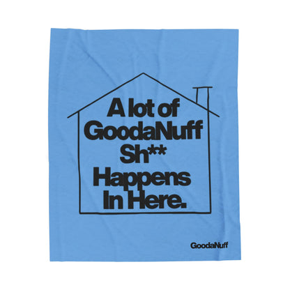 A lot of GoodaNuff Sh** Throw Blanket
