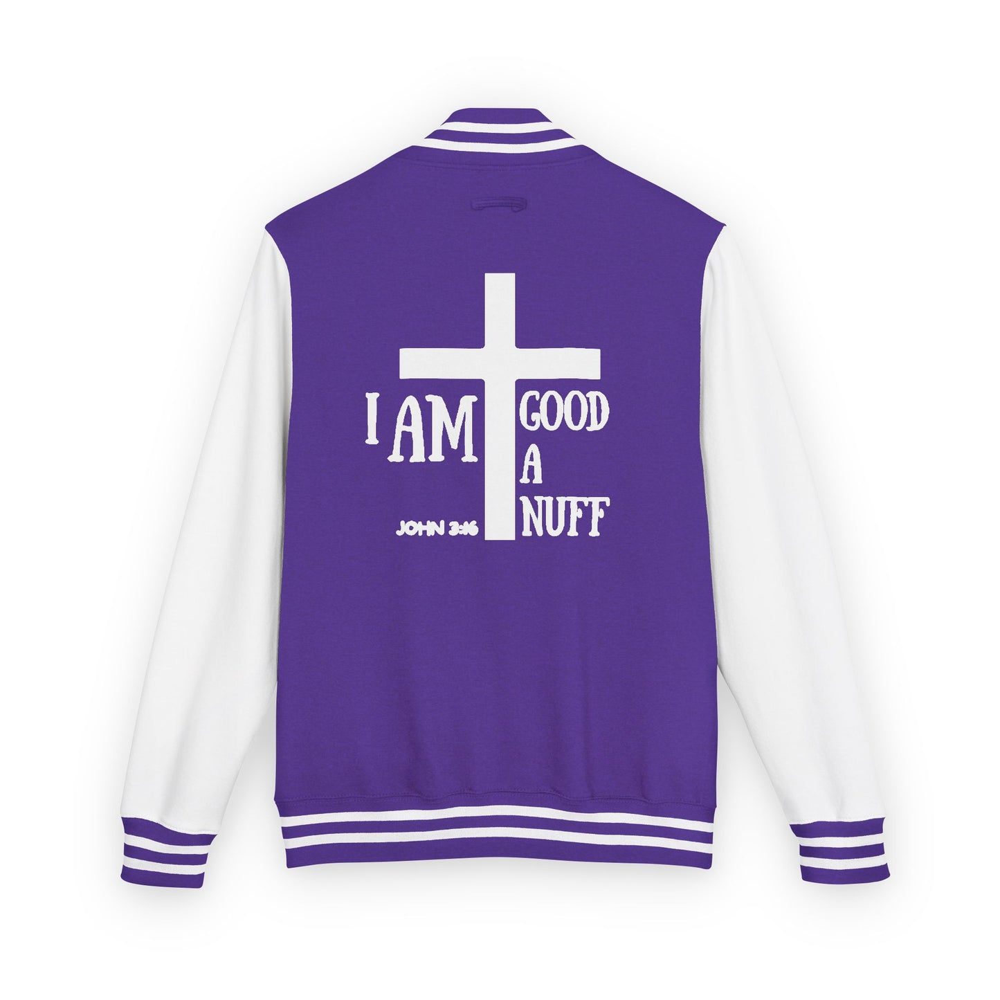 I AM GoodaNuff Unisex Letterman Jacket