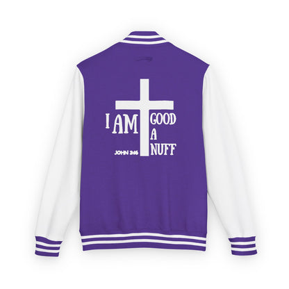 I AM GoodaNuff Unisex Letterman Jacket