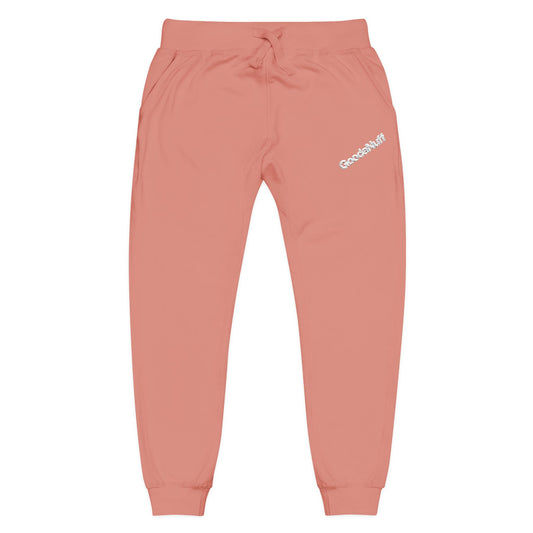 White-GoodaNuff Classic Unisex Jogger Sweatpants
