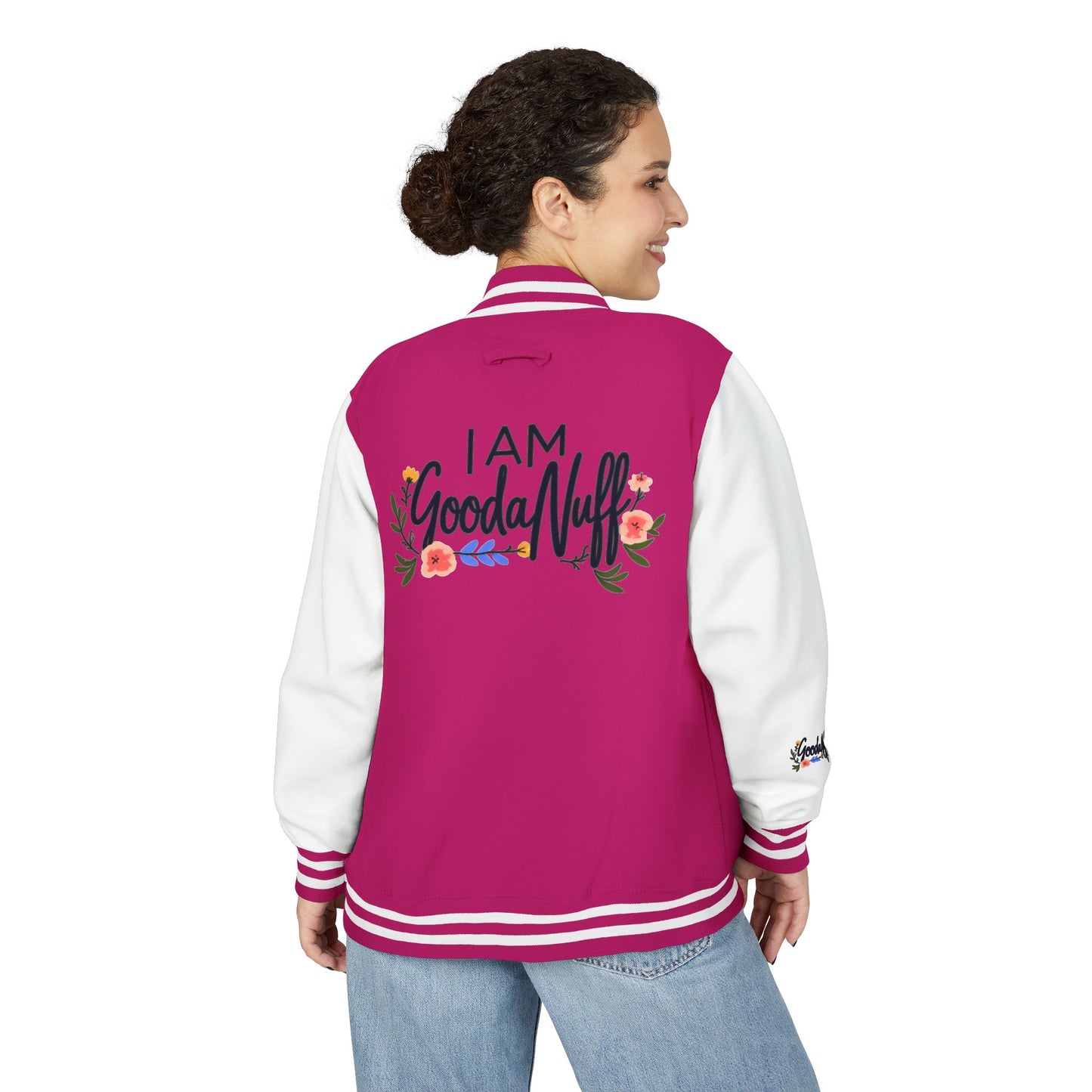 I AM GoodaNuff Unisex Letterman Jacket