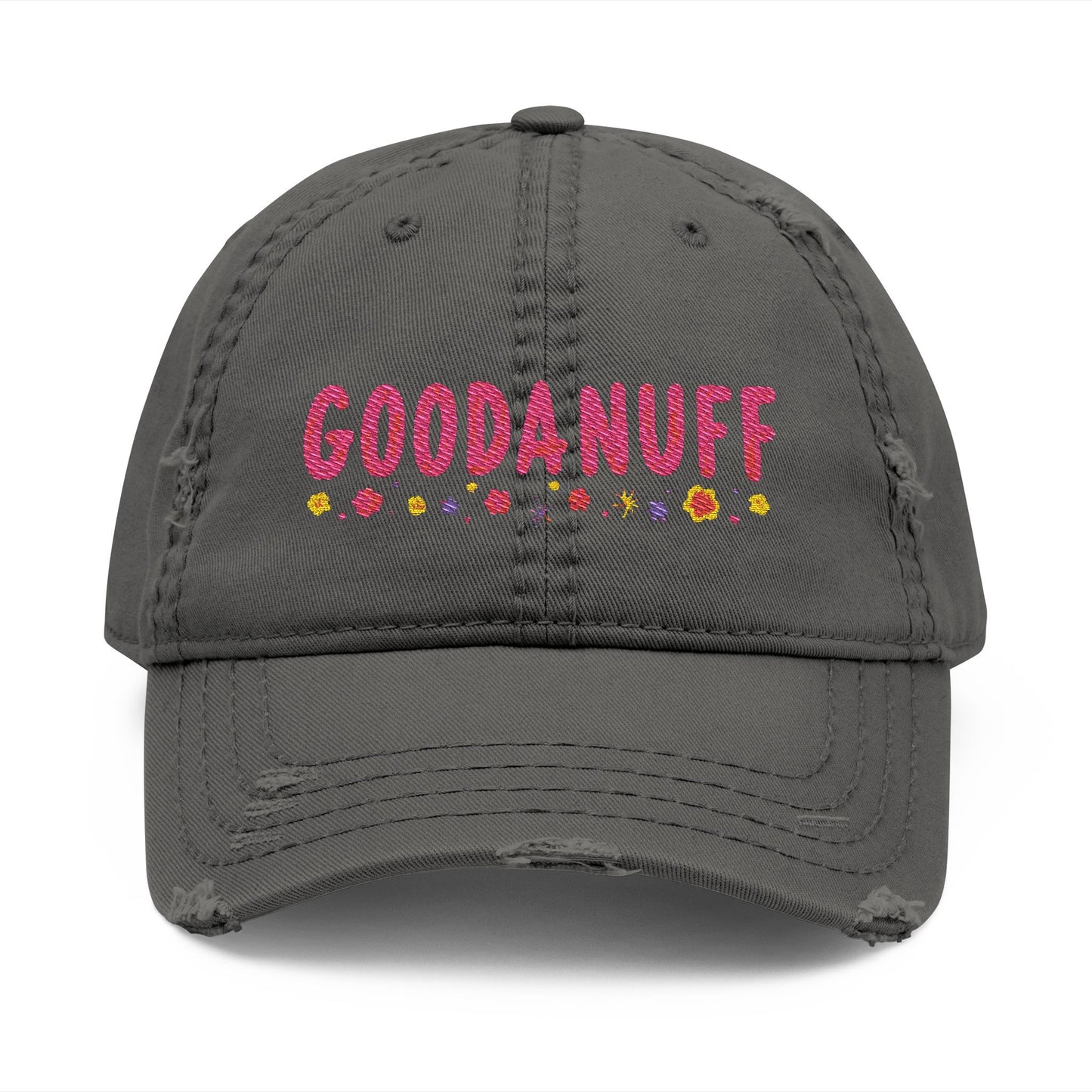 Throw a Sweatshirt on & call it GoodaNuff Embroidery Baseball Cap
