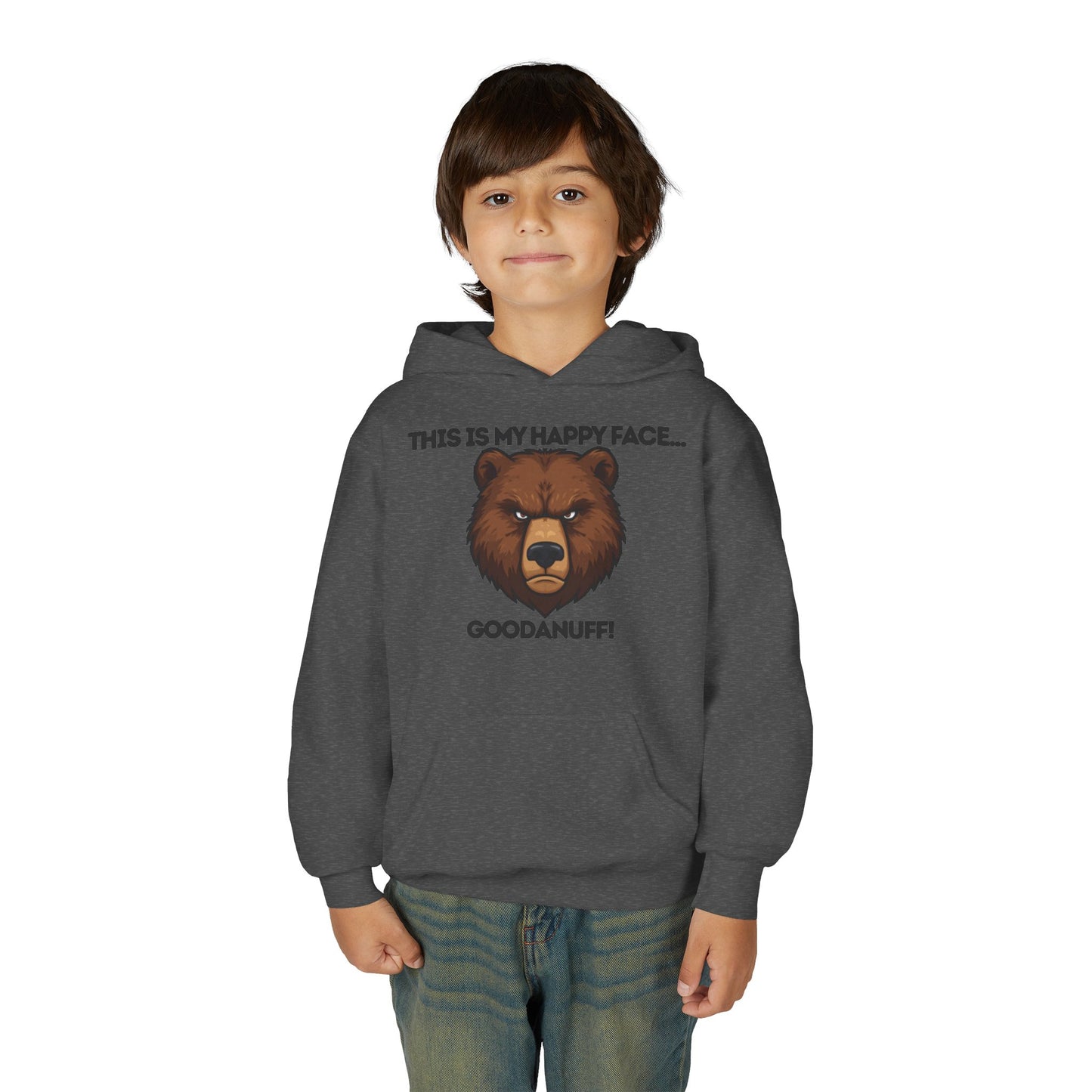 This is my Happy Face...GoodaNuff Unisex Youth Hoodie