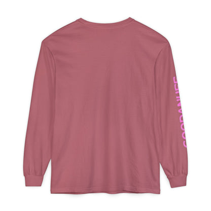 Being a Mom means Loving Big, trying hard, and knowing You're GoodaNuff already! Unisex Long Sleeve Tee