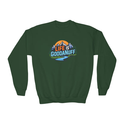 Life Is GoodaNuff Unisex Youth Crewneck