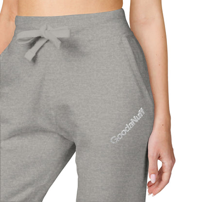 White-GoodaNuff Classic Unisex Jogger Sweatpants