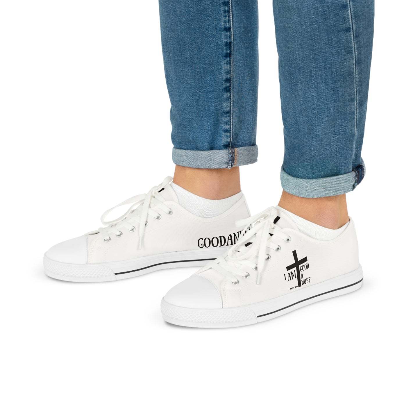 I AM GoodaNuff Mens Low Top Sneakers