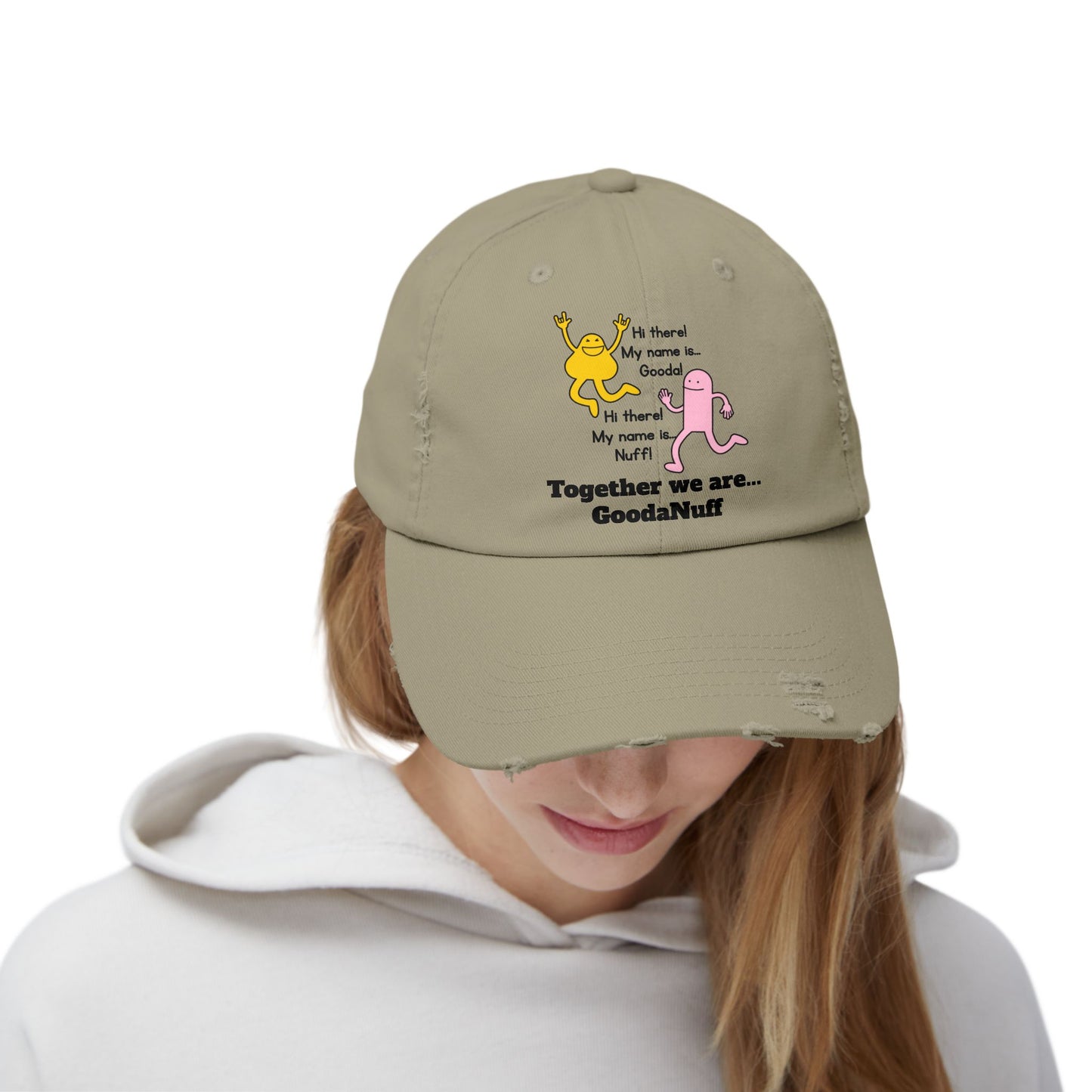 Gooda and Nuff Distressed Baseball Cap