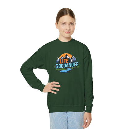 Life Is GoodaNuff Unisex Youth Crewneck
