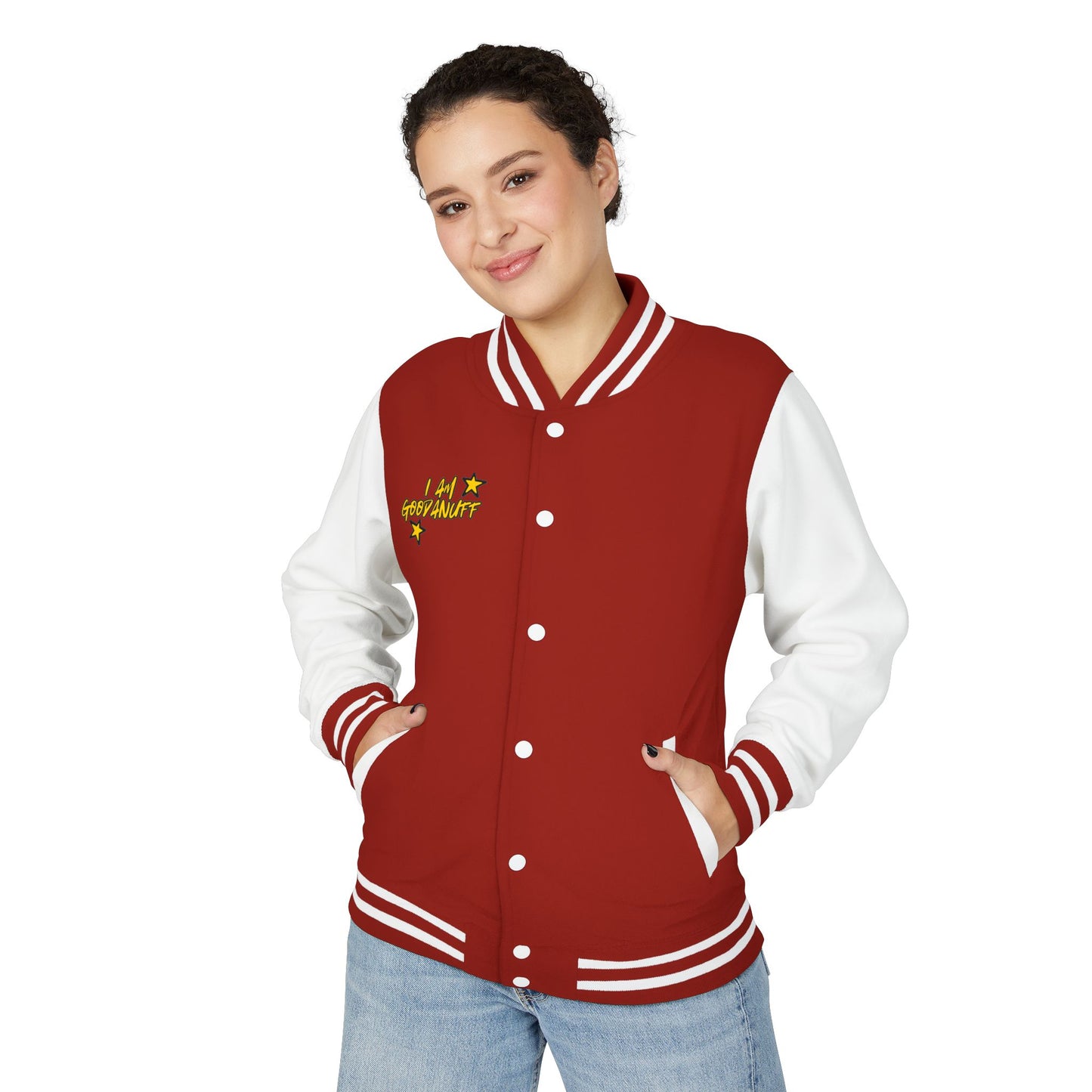I Am GoodaNuff Unisex Letterman Jacket